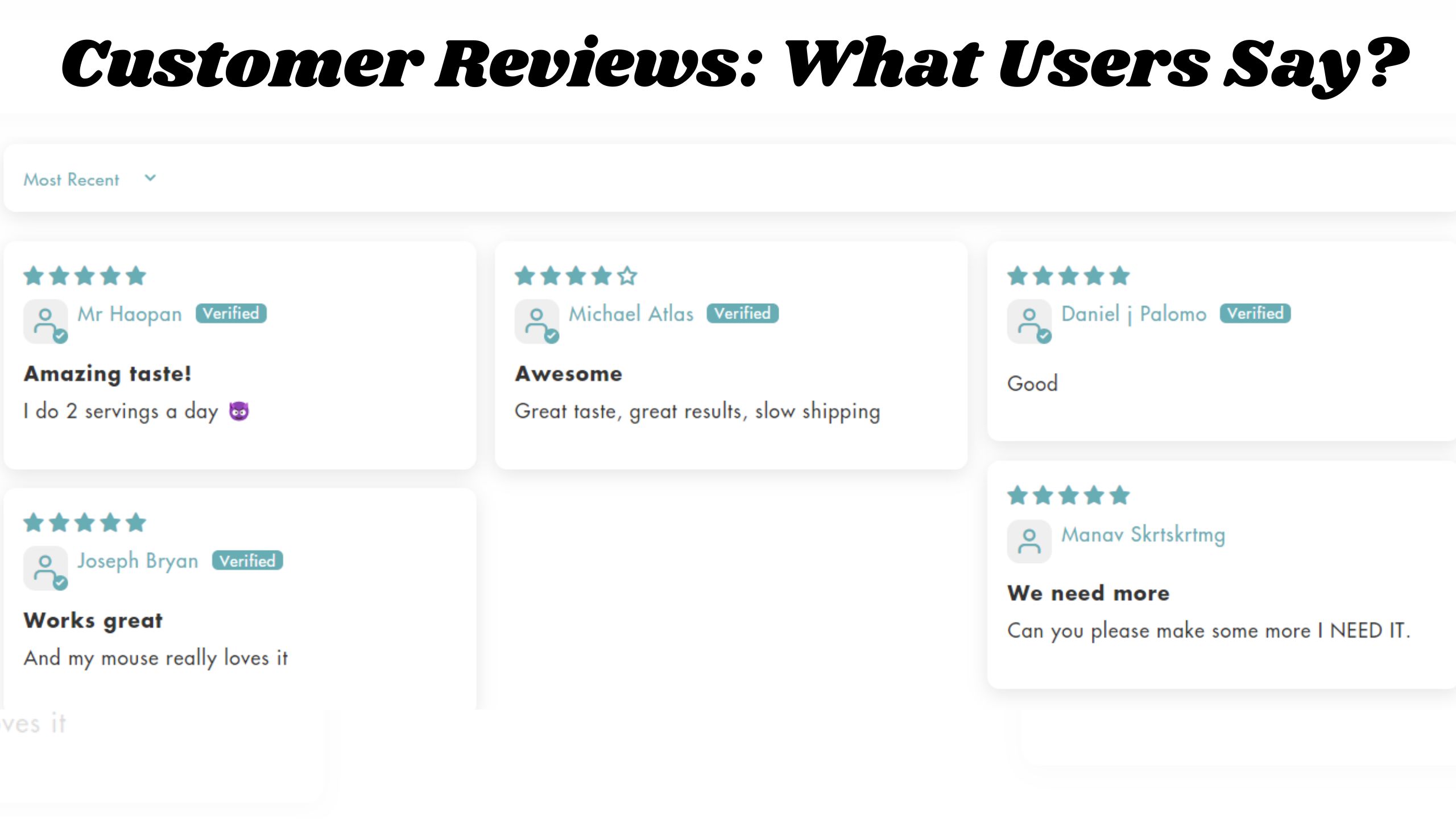 Customer Reviews: What Users Say?