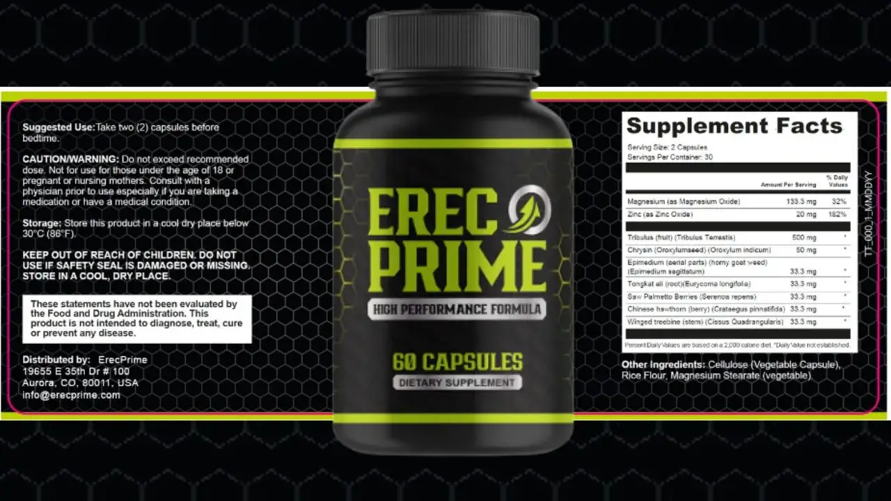 ErecPrime Male Enhancement Reviews – Is It Scam? Shocking Facts
